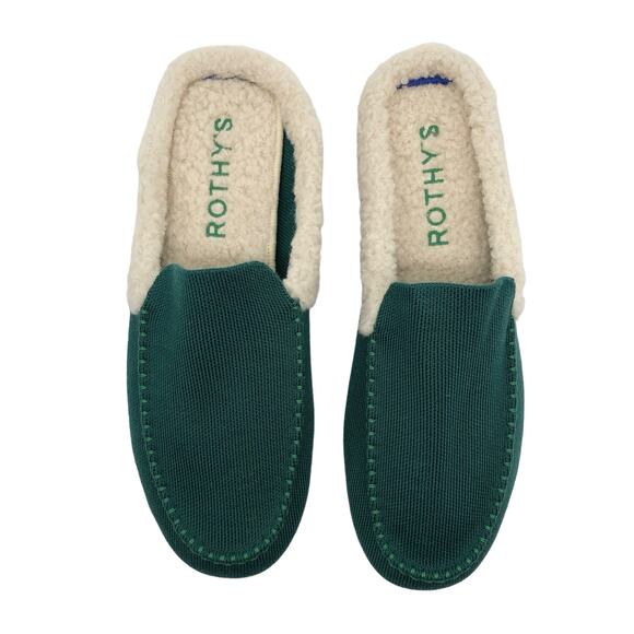 Rothys The Scuff Slipper Women's Green Size‎ 13 NEW - Picture 1 of 10